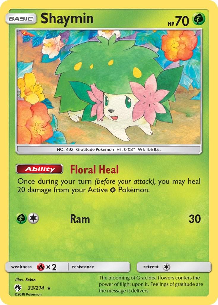 Shaymin #33 Pokemon Lost Thunder