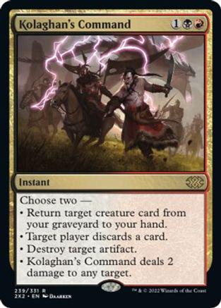 Kolaghan's Command #239 Magic Double Masters 2022