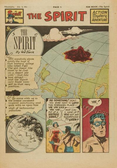 Spirit #7/8/1951 (1951) Comic Books Spirit