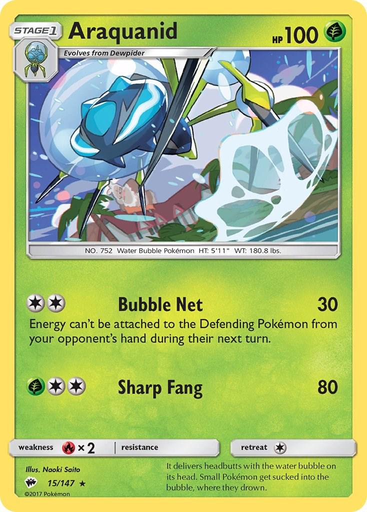 Araquanid #15 Pokemon Burning Shadows