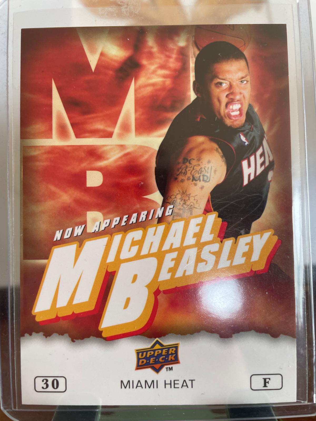 Michael Beasley #NA-2 Basketball Cards 2009 Upper Deck Now Appearing