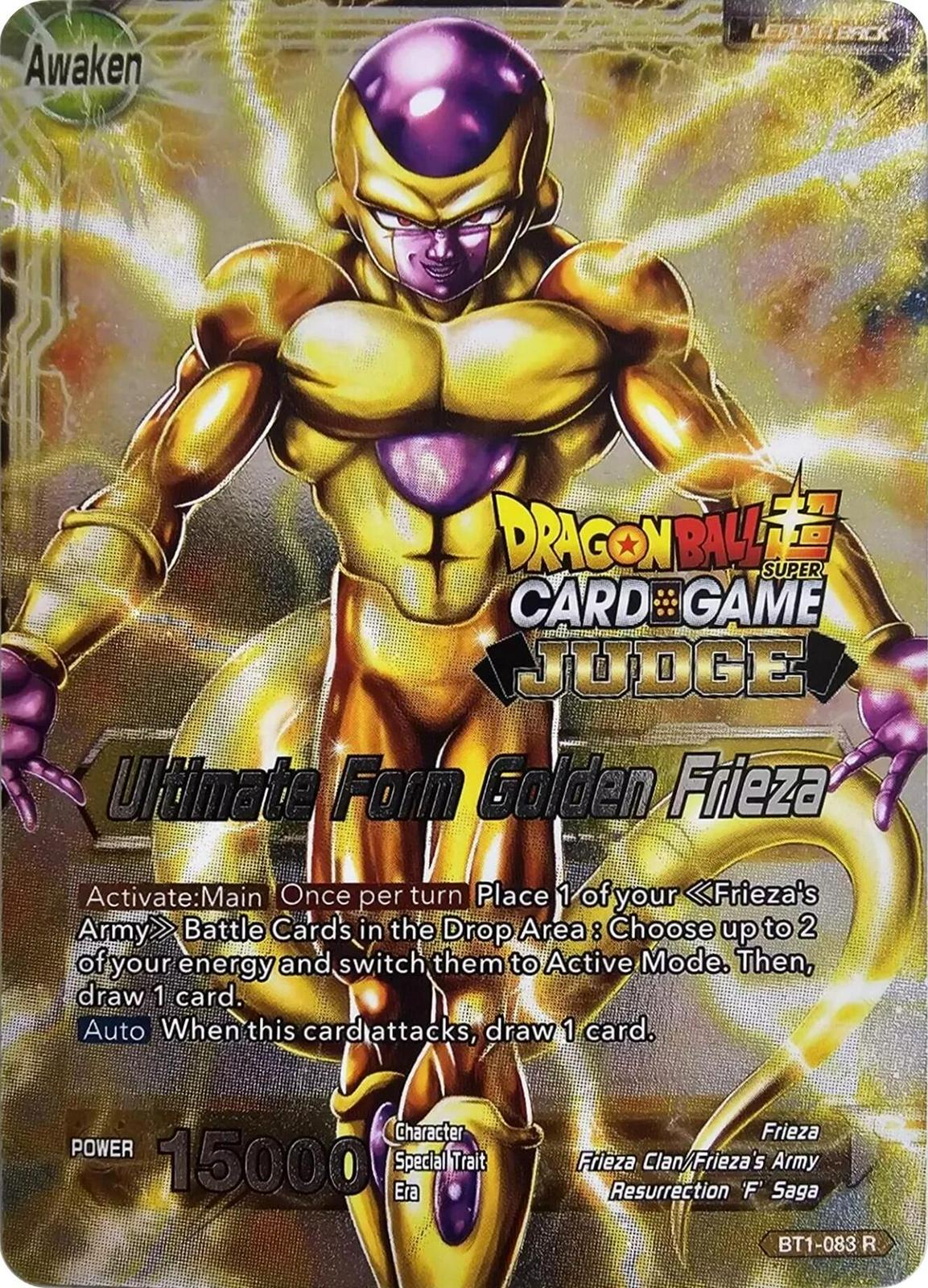 Frieza // Ultimate Form Golden Frieza BT1-083 Dragon Ball Super Divine Multiverse Release Promos