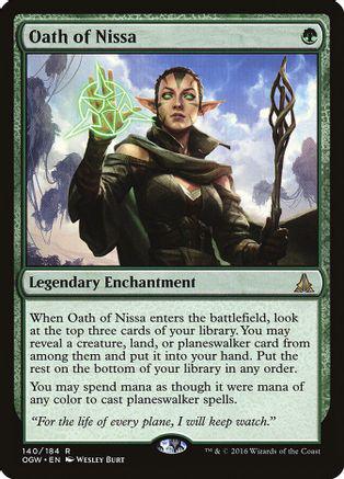 Oath of Nissa #140 Magic Oath of the Gatewatch