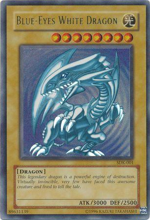 Blue-Eyes White Dragon SDK-001 Cover Art