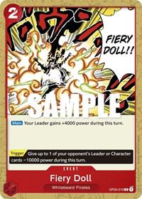 Fiery Doll OP03-019 One Piece Pillars of Strength