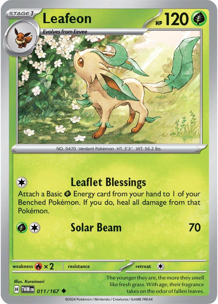 Leafeon #11 Pokemon Twilight Masquerade