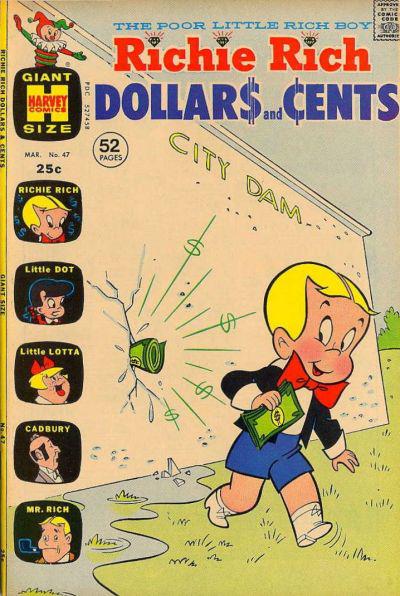 Richie Rich Dollars and Cents #47 (1972) Comic Books Richie Rich Dollars and Cents