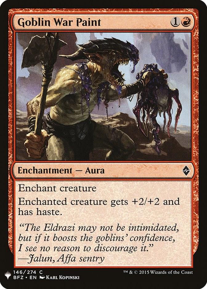 Goblin War Paint (Magic The List Reprints)
