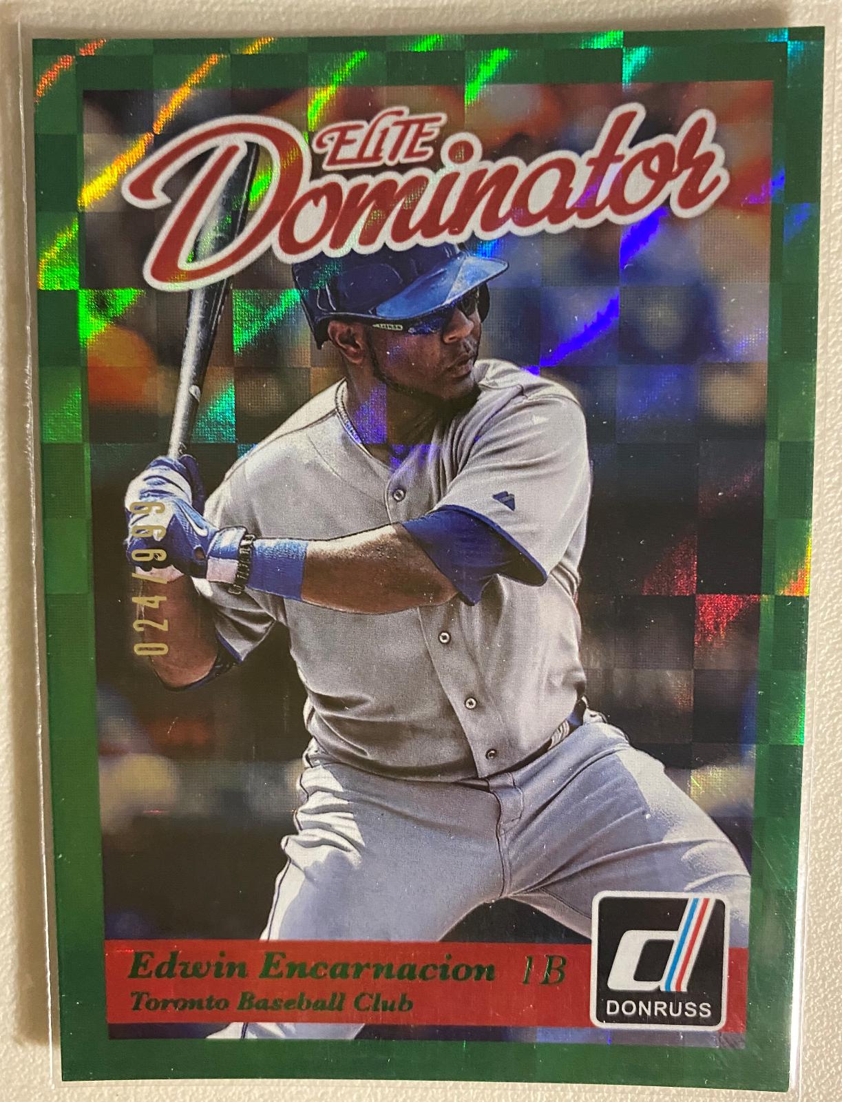 Edwin Encarnacion #19 Baseball Cards 2014 Donruss Elite Dominators