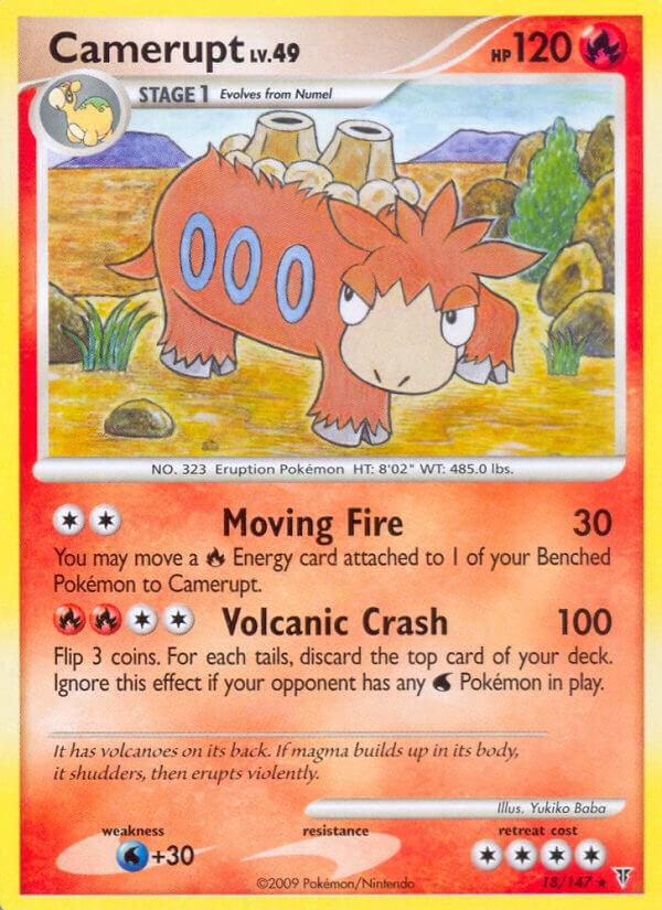 Camerupt #18 Pokemon Supreme Victors