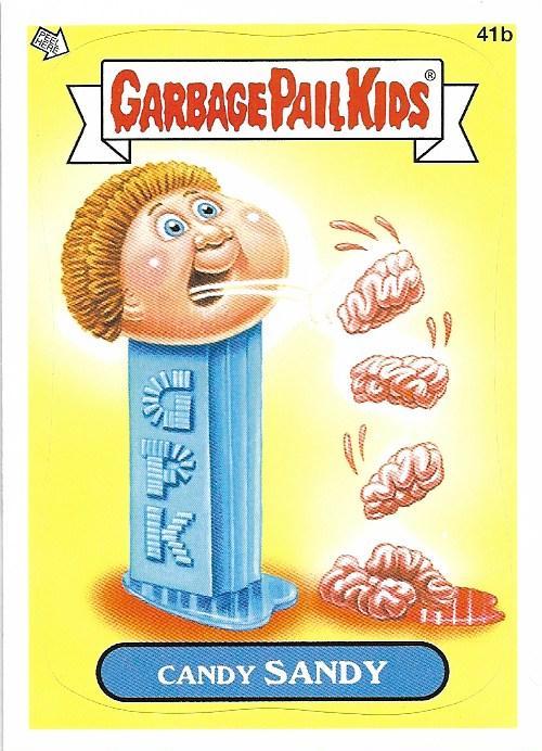Candy SANDY #41b 2012 Garbage Pail Kids