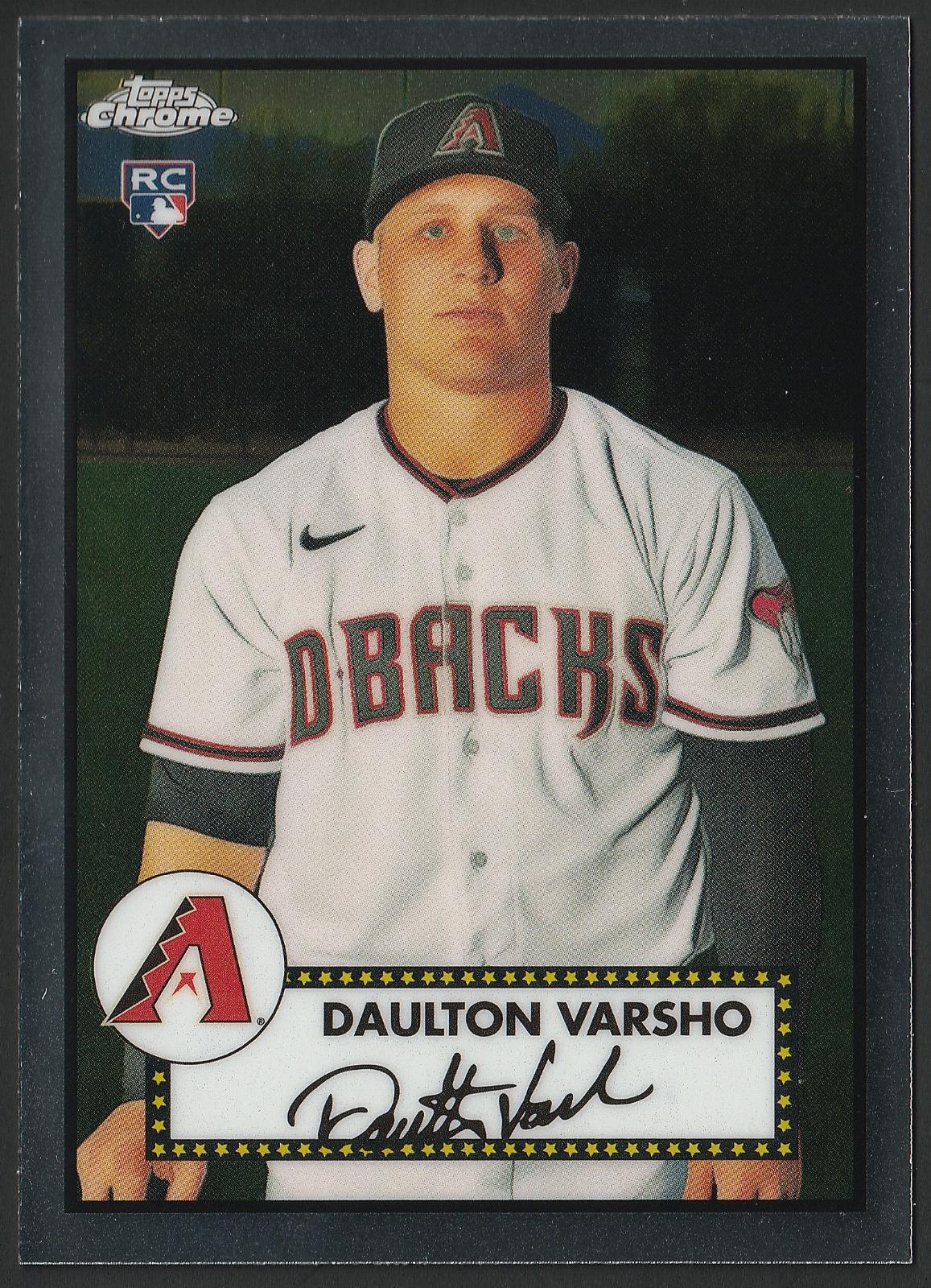 Daulton Varsho #21 Baseball Cards 2021 Topps Chrome Platinum Anniversary