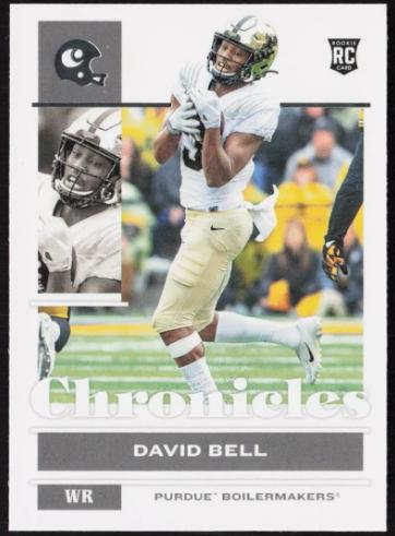 David Bell #22 Football Cards 2022 Panini Chronicles Draft Picks