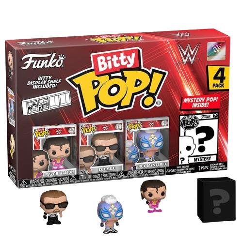 WWE 4 Pack: Series 3 Funko POP Bitty
