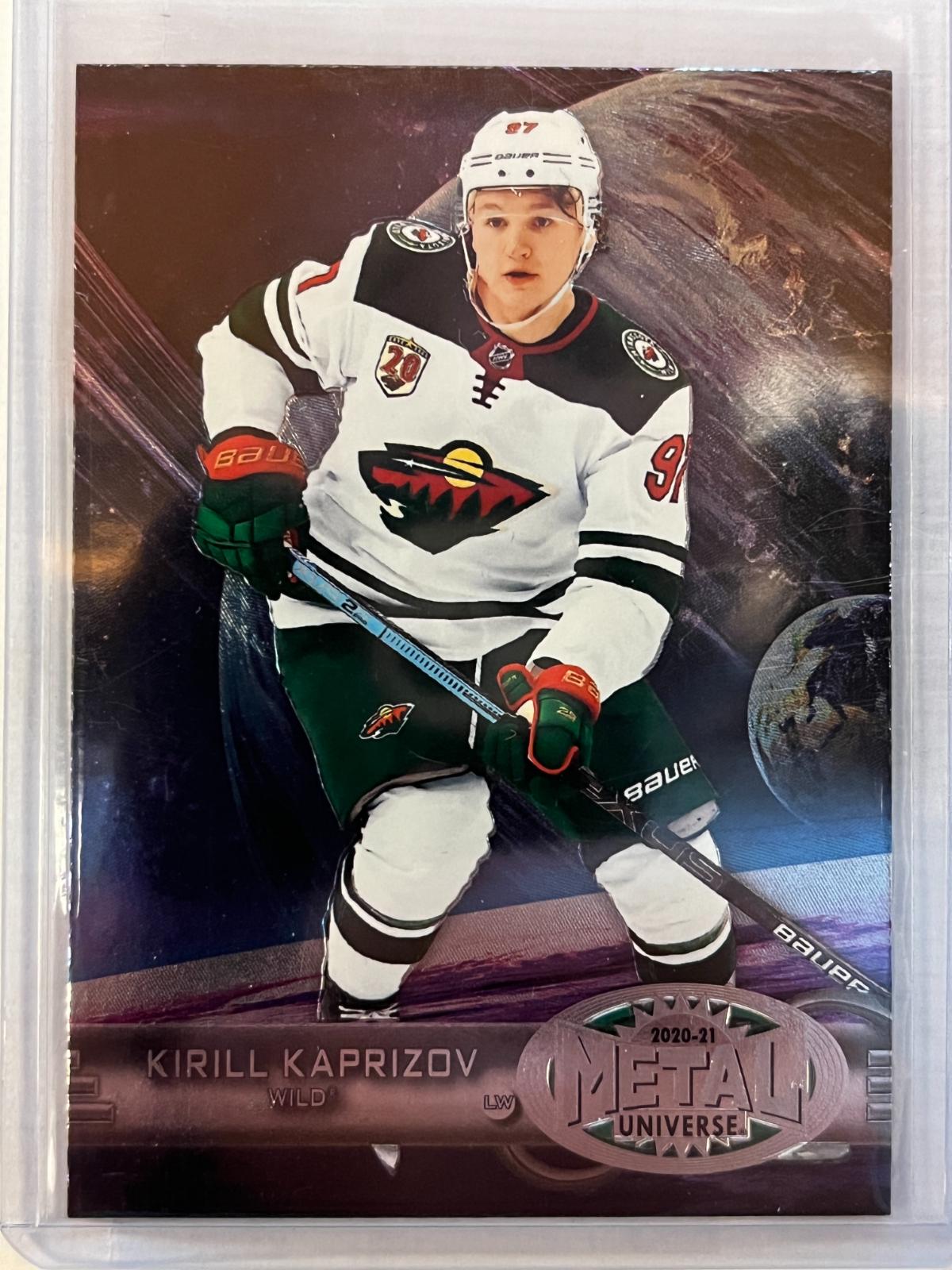 Kirill Kaprizov #R-44 Hockey Cards 2020 Skybox Metal Universe Retro