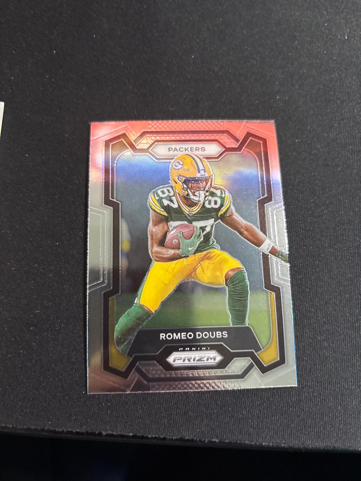 Romeo Doubs #114 2023 Panini Prizm No Huddle Football
