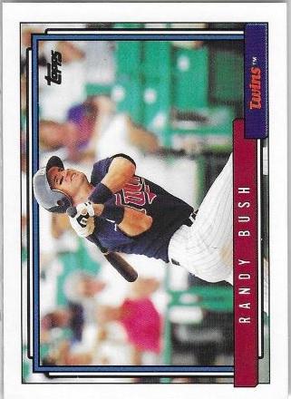 Randy Bush #476 Baseball Cards 1992 Topps