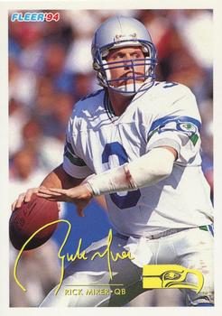 Rick Mirer #58 1994 Fleer Shell Fact Football