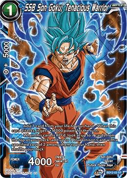 SSB Son Goku, Tenacious Warrior SD12-03 Dragon Ball Super Rise of the Unison Warrior