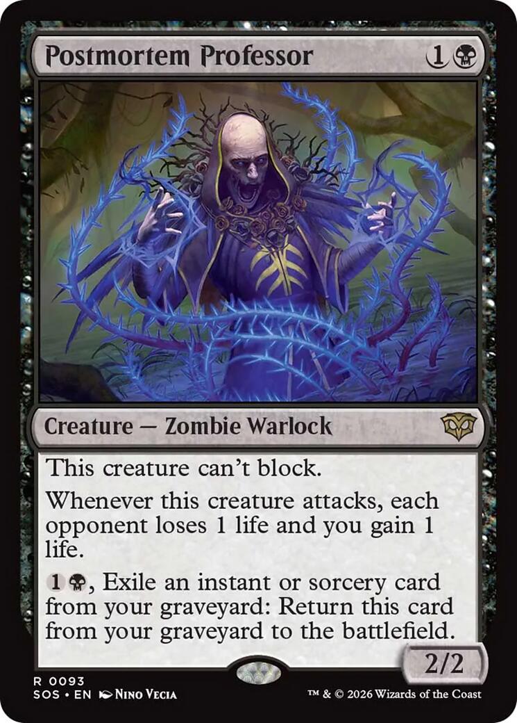 Postmortem Professor [Foil] #93