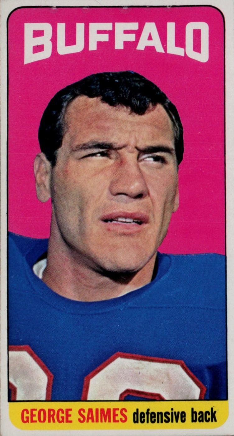 George Saimes #39 Football Cards 1965 Topps