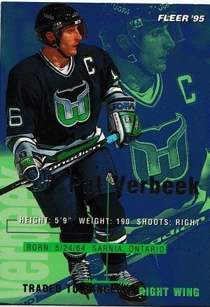 Pat Verbeek #91 Hockey Cards 1994 Fleer