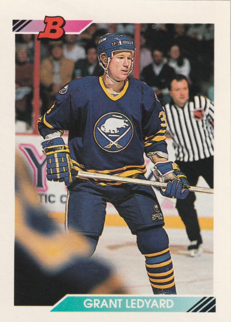 Grant Ledyard #27 Hockey Cards 1992 Bowman