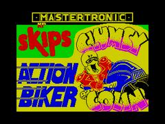Loading Screen | Action Biker ZX Spectrum