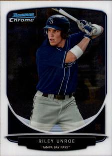 Riley Unroe #11 2013 Bowman Chrome Mini Baseball