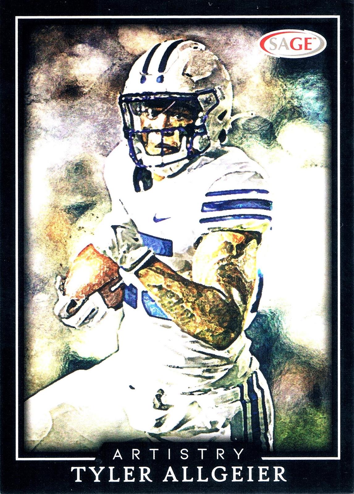 Tyler allgeier #87 2022 Sage Artistry Football
