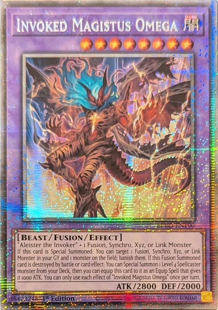 Invoked Magistus Omega [Starlight Rare] BPRO-EN100 Prices | YuGiOh Burst  Protocol | YuGiOh Cards