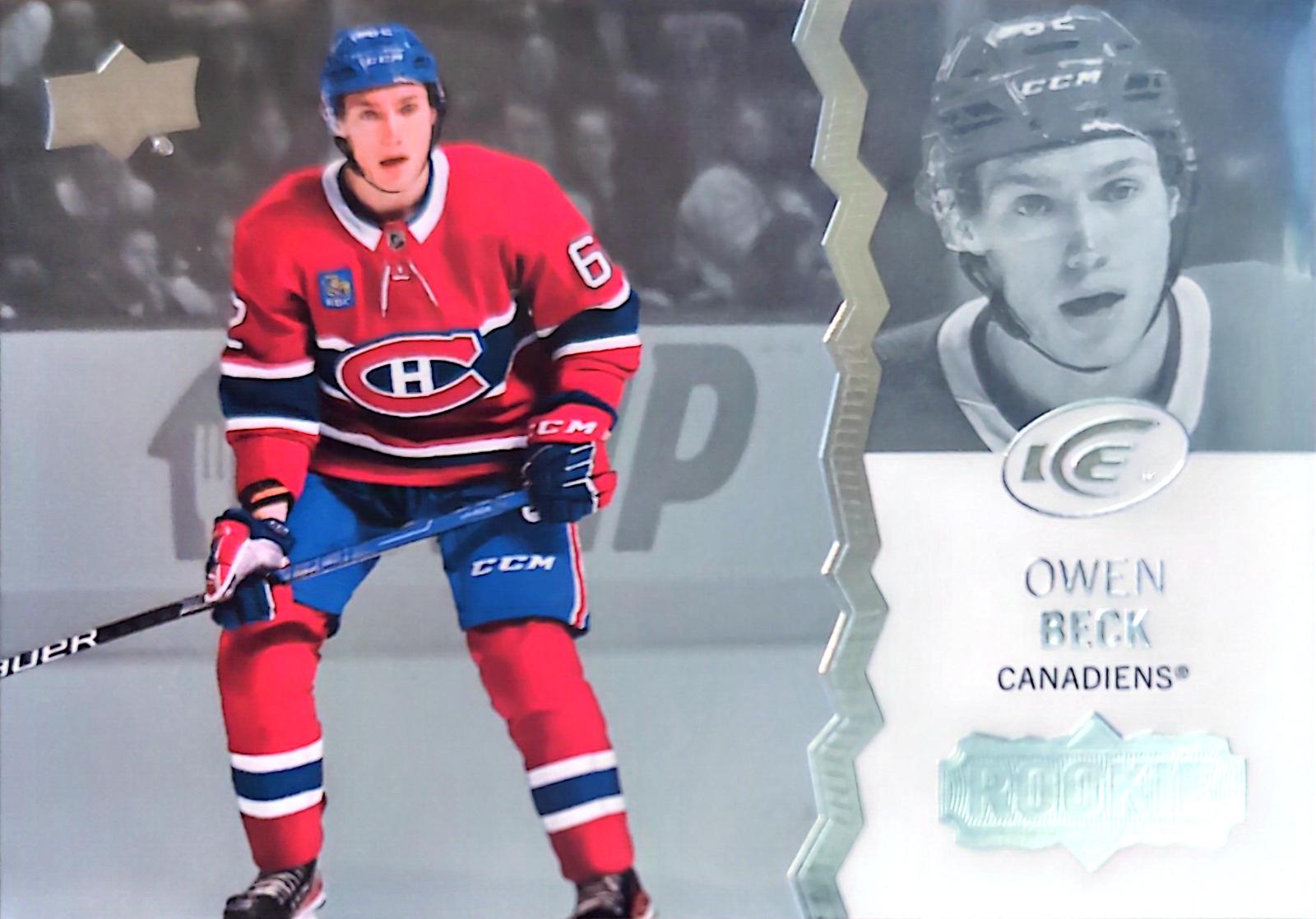 Owen Beck #104 Hockey Cards 2023 Upper Deck Ice Hockey