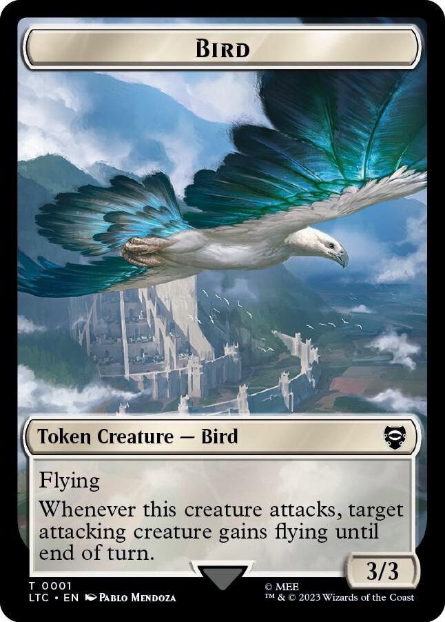 Bird // Food Token #1 Magic Lord of the Rings Commander