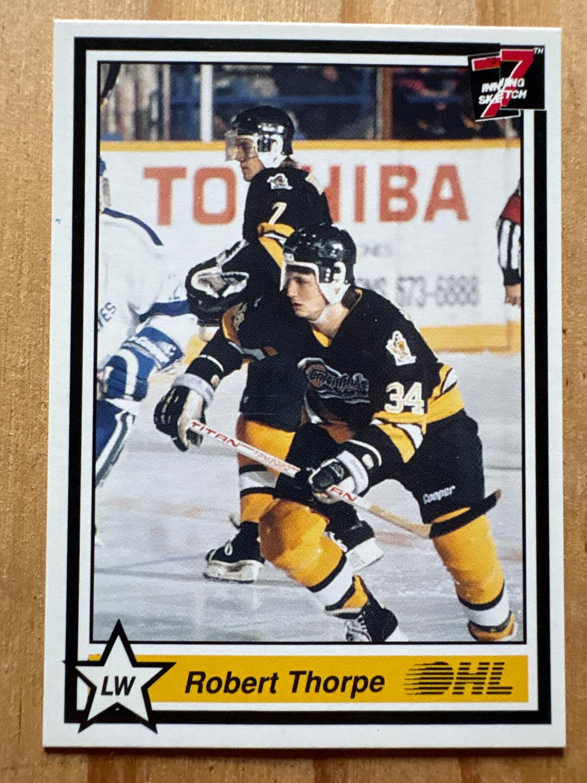 Robert Thorpe #122 1990 7th Inning Sketch Ohl Hockey