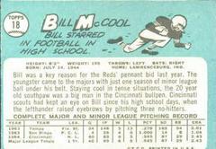 Back | Bill McCool Baseball Cards 1965 Topps