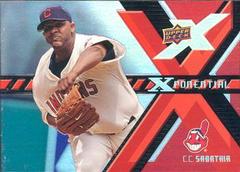 CC Sabathia #X-CS Baseball Cards 2008 Upper Deck X Xponential Prices