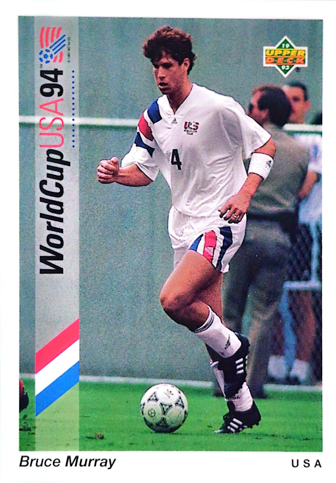 Bruce Murray #4 1993 Upper Deck World Cup Soccer