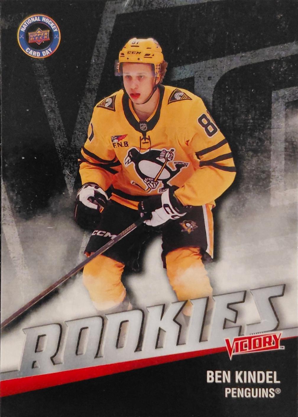 Ben Kindel #V-18 2026 Upper Deck National Hockey Card Day UD Victory Black Rookies