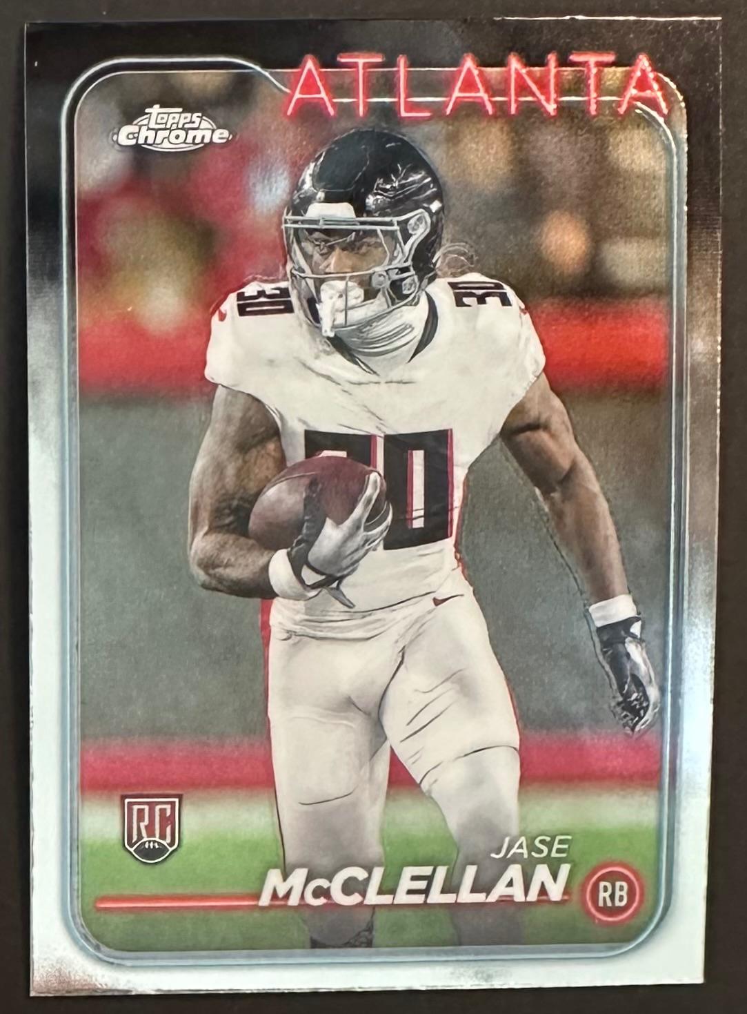 Jase McClellan #281 Football Cards 2024 Topps Chrome