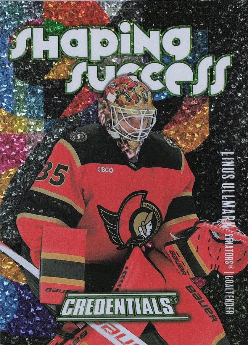Linus Ullmark #SS-8 2025-26 Upper Deck Credentials Hockey Shaping Success