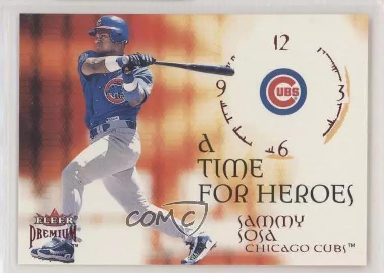 Sammy Sosa #TH5 Baseball Cards 2001 Fleer Premium A Time for Heroes