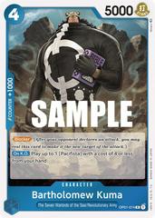 Bartholomew Kuma OP01-074 One Piece Romance Dawn Prices