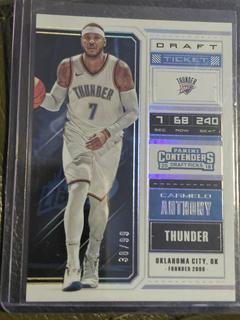 Carmelo Anthony White Jersey Cracked Ice