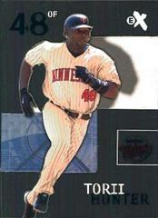 Torii Hunter #39 Baseball Cards 2003 Fleer E-X Prices
