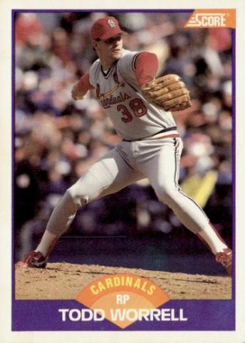 Todd Worrell #265 Baseball Cards 1989 Score
