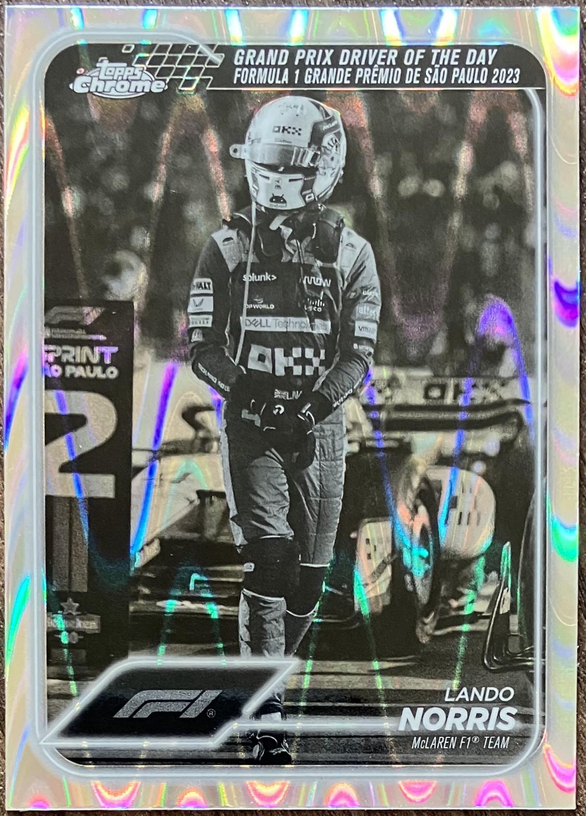 Lando Norris [Black White RayWave Refractor] #178 Prices | 2024