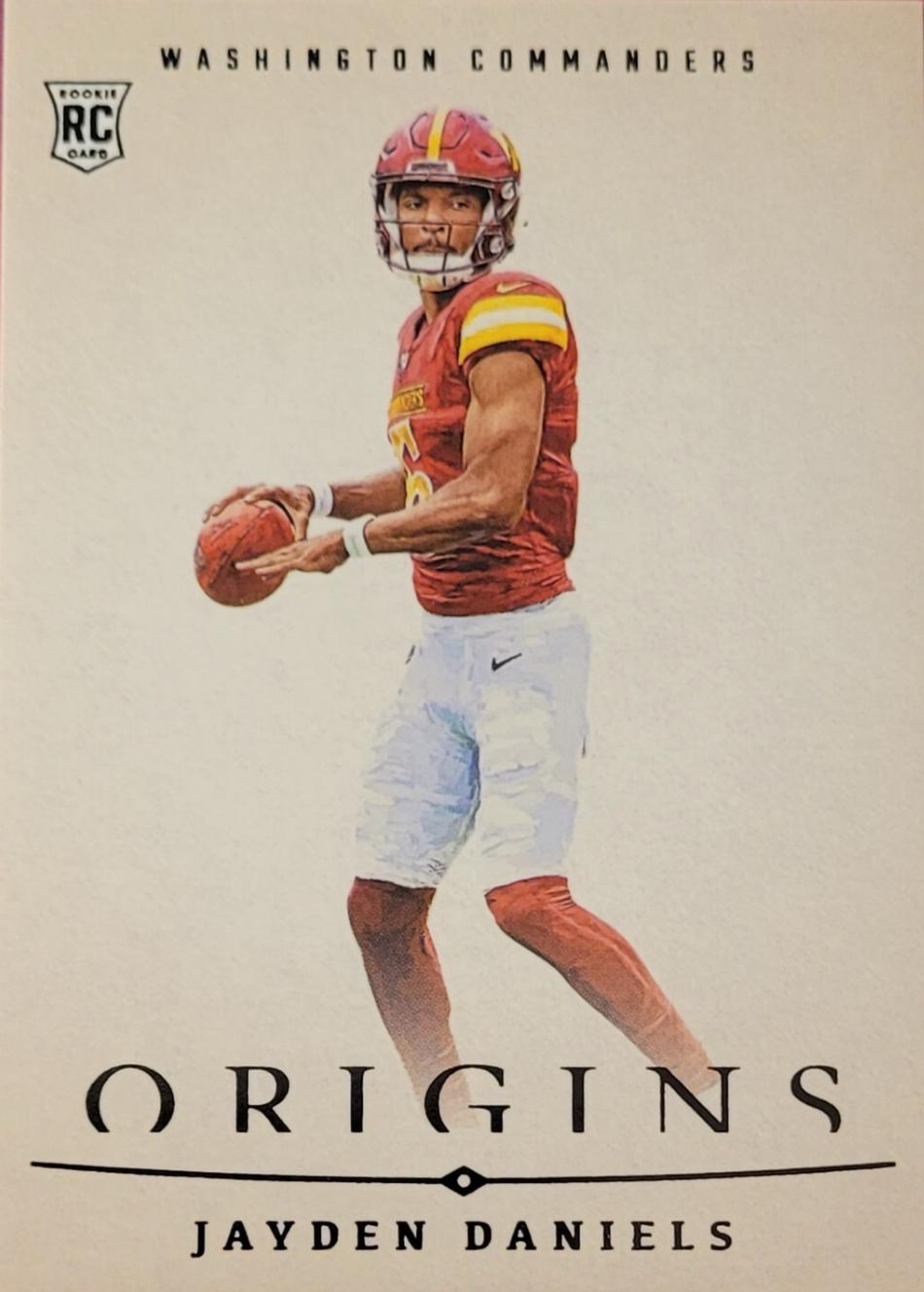 Jayden Daniels #8 Football Cards 2024 Panini Origins Blank Slate