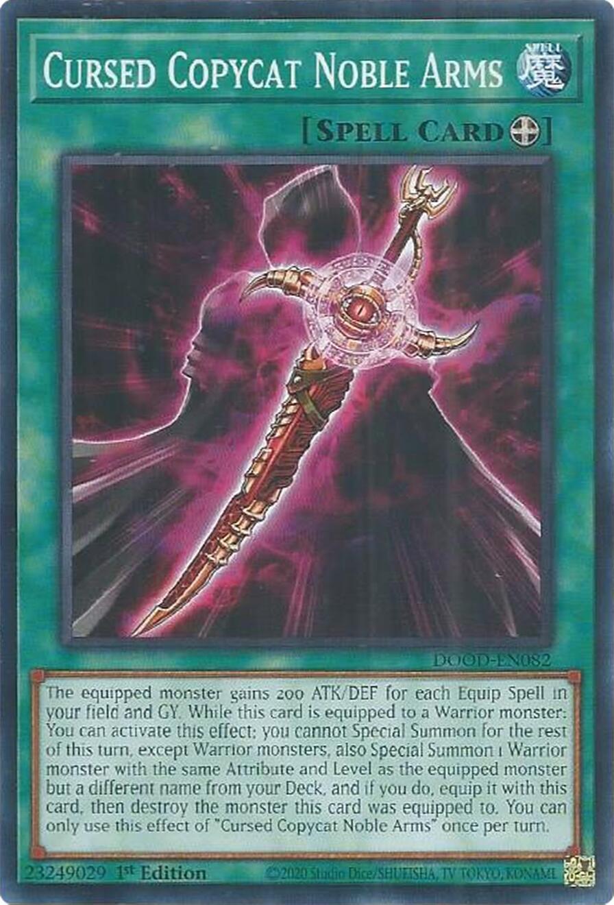Cursed Copycat Noble Arms DOOD-EN082 Prices | YuGiOh Doom of Dimensions | YuGiOh  Cards