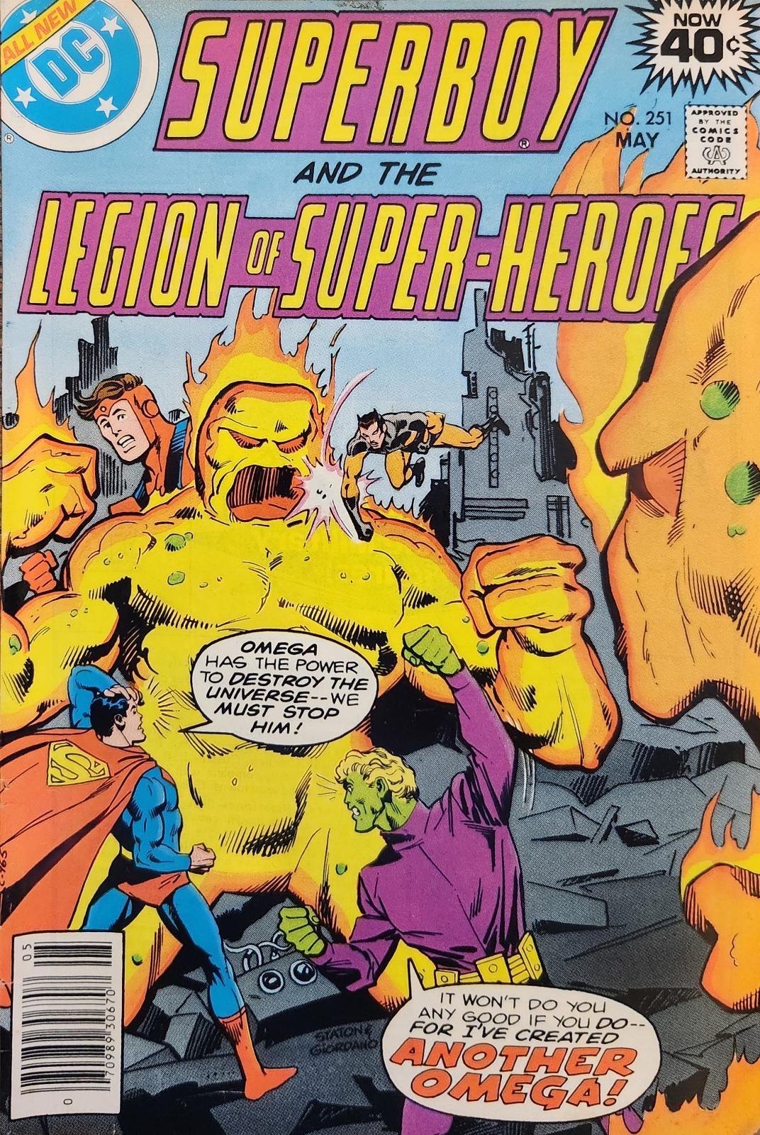 Superboy And The Legion Of Super Heroes #251 (1979) Comic Books Superboy and the Legion of Super-Heroes