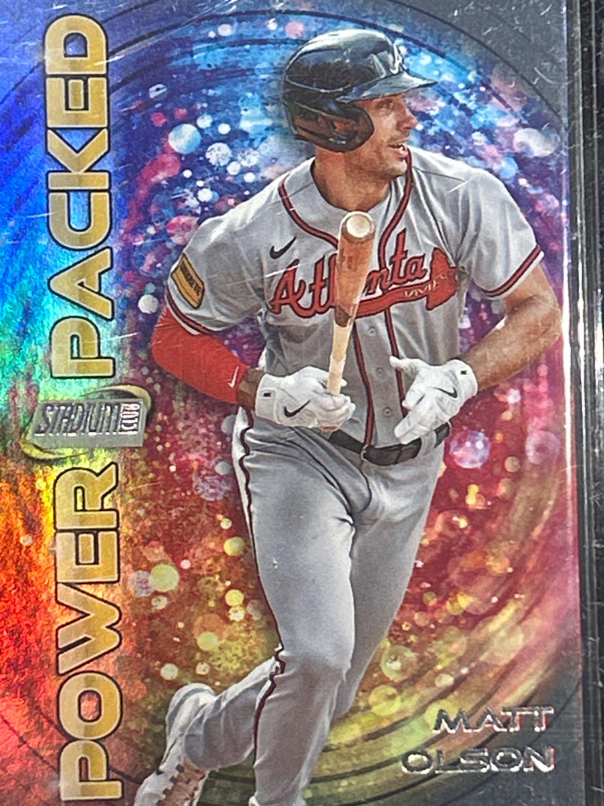Matt Olson #PP-10 Baseball Cards 2024 Topps Stadium Club Power Packed